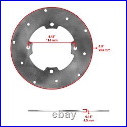 Front Left & Right Rear Brake Disc withCalipers For Arctic Cat Wildcat 1000 2013