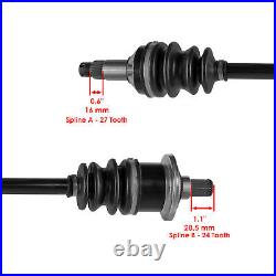 Front Left and Right CV Joint Axle fits Arctic Cat Prowler HDX 700 2008 2015