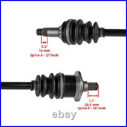 Front Left and Right CV Joint Axle fits Arctic Cat Prowler XTX 700 2008-2010