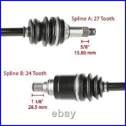 Front and Rear Left Right CV Joint Axle for Arctic Cat XC450 2011 2012 2013-2017
