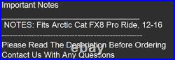 Hyvo Bottom Gear2012 Arctic Cat ProCross XF 800 LXR Snowmobile Team 931076-008