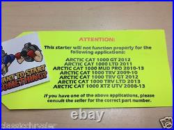 NEW Starter for Arctic Cat UTV 0825-011, 0825-013, 0825-024 SHIPS FAST AND FREE