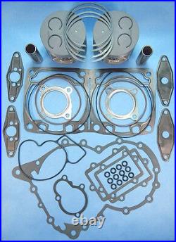 New Arctic Cat 800 Pistons Top End Gasket Kit Power Valve 2010-2015 10-15 Zr8000
