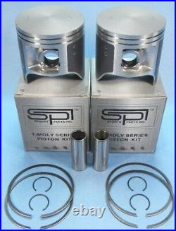 New Arctic Cat 800 Pistons Top End Gasket Kit Power Valve 2010-2015 10-15 Zr8000