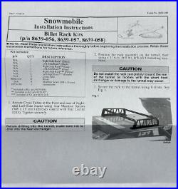 New Arctic Cat Billet Tunnel Rack Purple F M Riot Xf Zr 20102025 # 8639-058