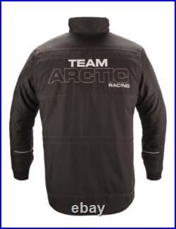New Arctic Cat Team Arctic Advantage Snowmobile Coat Black Large #5280-071