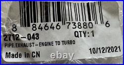 New Arctic Cat Xf Zr 9000 Riot 2017 2023 Pipe Exhaust Engine To Turbo 2712-043