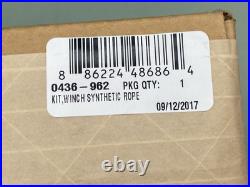 New Genuine Arctic Cat 0436-962 Kit, Winch Synthetic Rope New Genuine Arctic Cat 0436-962 Kit, Winch Synthetic Rope