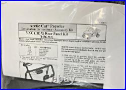 New Genuine Arctic Cat 1436-587 VXC Rear Panel, 2012-2015 Prower Hdx