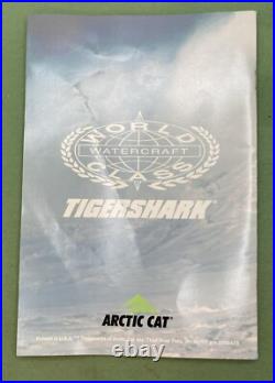 New Genuine Arctic Cat Tigershark 2255-629 Manual, Operator-97mca/b-w 97mta/b-w