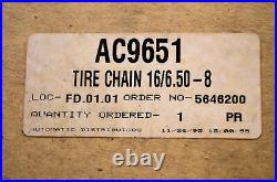 New OEM Arctic Cat AC9651, 9651 Tire Chains 16/6.50-8 Qty 2 NOS
