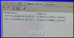 New Oem Arctic Cat Front Lower Left Hand A- Arm Neon Green 0703-433 Artic