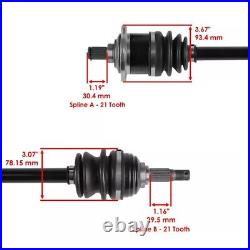 New for Arctic Cat 500 4X4 2002-2004 Front and Rear Left / Right CV Joint Axle
