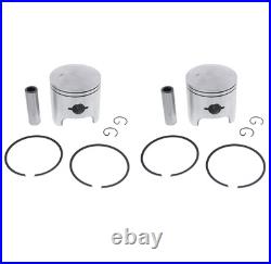 Piston Kit for Arctic Cat Wildcat 650 1991 1993 Snowmobile by Race-Driven x2