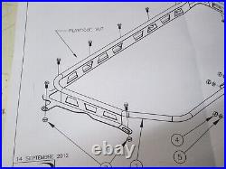 Quadrax Rear Basket Extension Tie Down Rail + Mounts / Arctic Cat Wildcat 1000