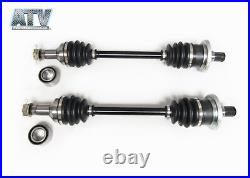 Rear Axle Pair with Wheel Bearings for Arctic Cat 400 500 550 650 700 1000 4x4