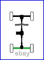 Rear Axle Pair with Wheel Bearings for Arctic Cat 400 500 550 650 700 1000 4x4