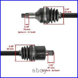 Rear Right Left CV Joint Axles for Arctic Cat Wildcat 1000 Gt Ltd 2012-2015