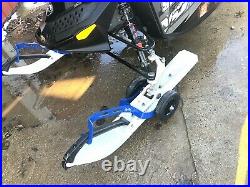 Snowmobile Transport Polaris Yamaha Ski-doo Arctic Cat Blue Ski Wheels