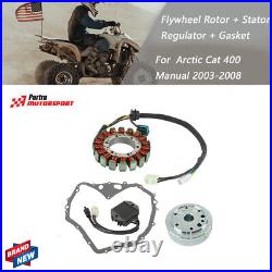 Stator Regulator Rectifier Flywheel For Arctic Cat 400 4X4 Auto 2003-2008 New