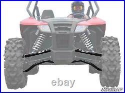 SuperATV Heavy Duty Arctic Cat Wildcat Sport High Clearance FRONT A-Arms Black