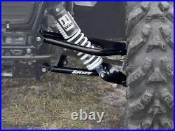 SuperATV Heavy Duty Arctic Cat Wildcat Sport High Clearance REAR A-Arms Black
