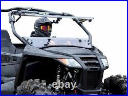 SuperATV Scratch Resistant Flip Windshield for Arctic Cat Wildcat Trail Sport