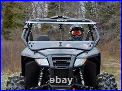 SuperATV Scratch Resistant Flip Windshield for Arctic Cat Wildcat Trail Sport