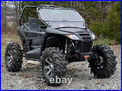 SuperATV Scratch Resistant Flip Windshield for Arctic Cat Wildcat Trail Sport