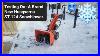 Testing Out A Brand New Husqvarna St 124 Snowblower