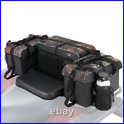 Upgraded ATV Rear Seat Bag Cargo Storage Bag withCushion Cooler Padded Bottom Bags