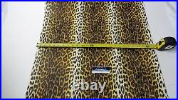 Vintage Arctic Cat Seat Vinyl Yellow Leopard Panther, Puma, King Kat, 25 x 48